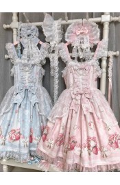 Vcastle Strawberry Box Blouse and JSK(Pre-Order/3 Colours/Full Payment Without Shipping)